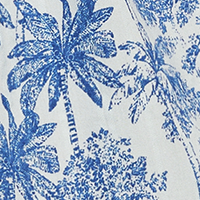 Mango Top Mit Palmenprint