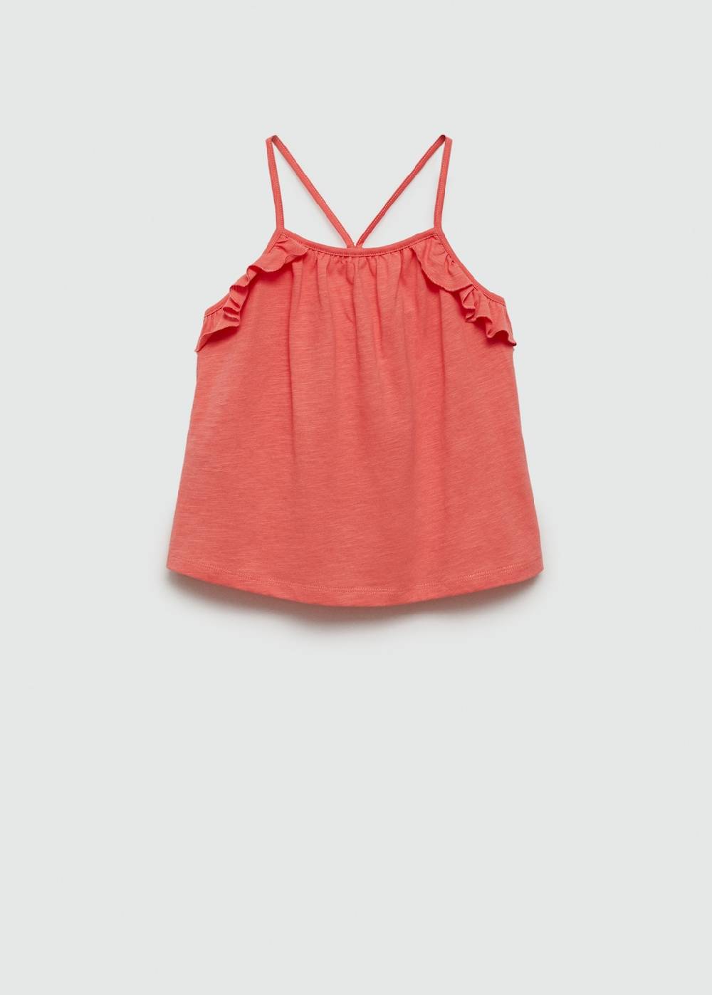 Mango Träger-T-Shirt mit Volant