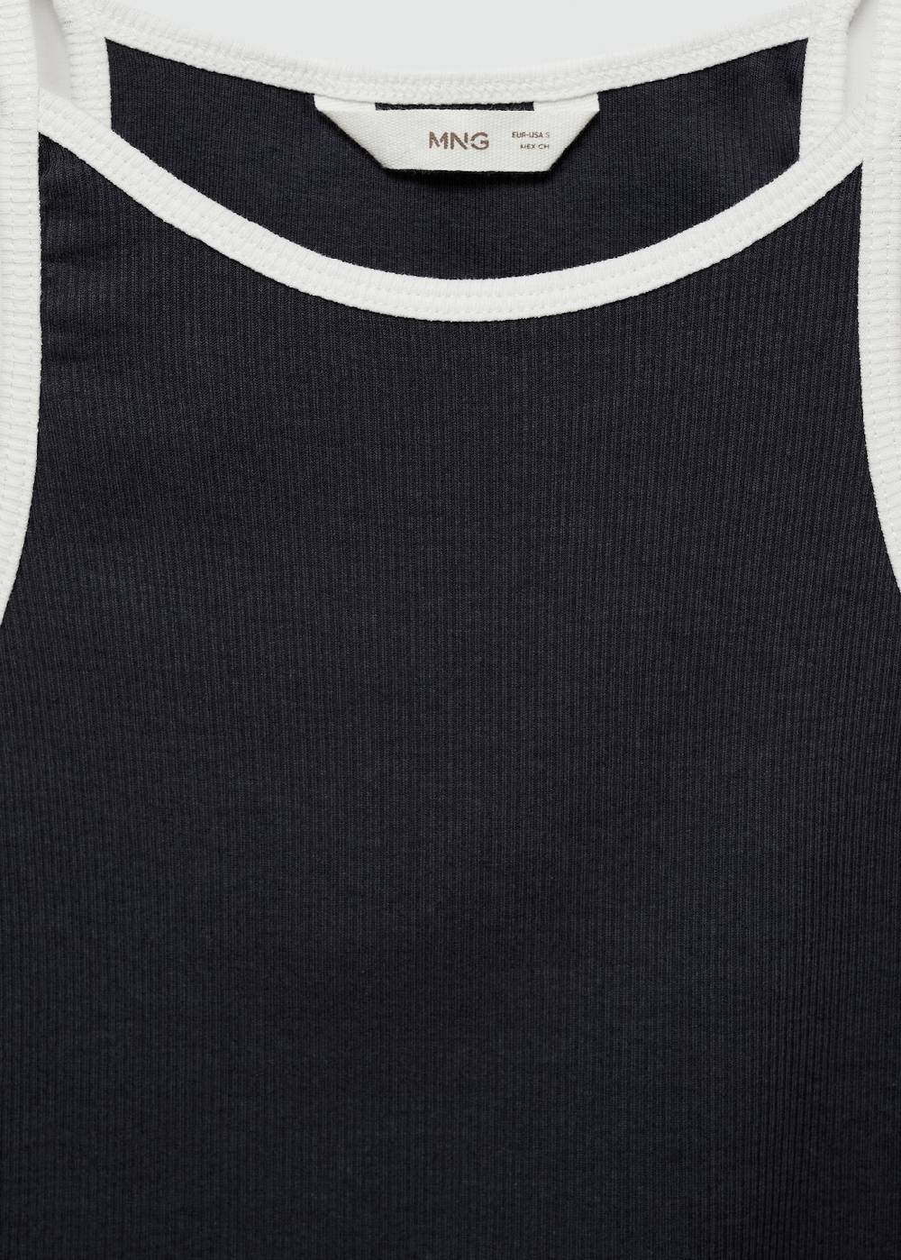 Mango Trägershirt Aus Baumwolle