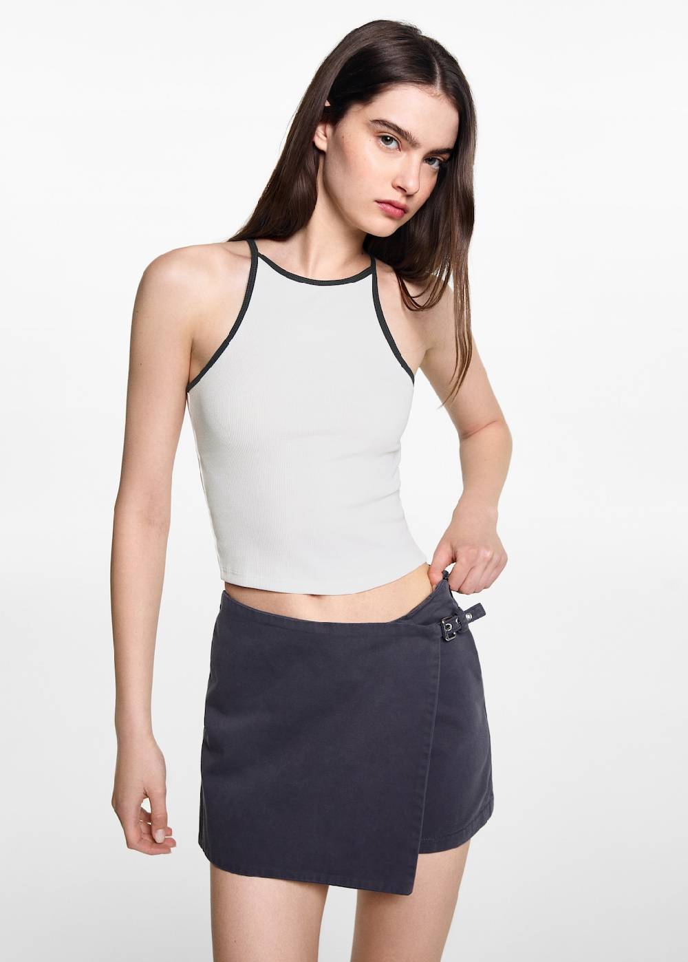 Mango Trägershirt aus Baumwolle