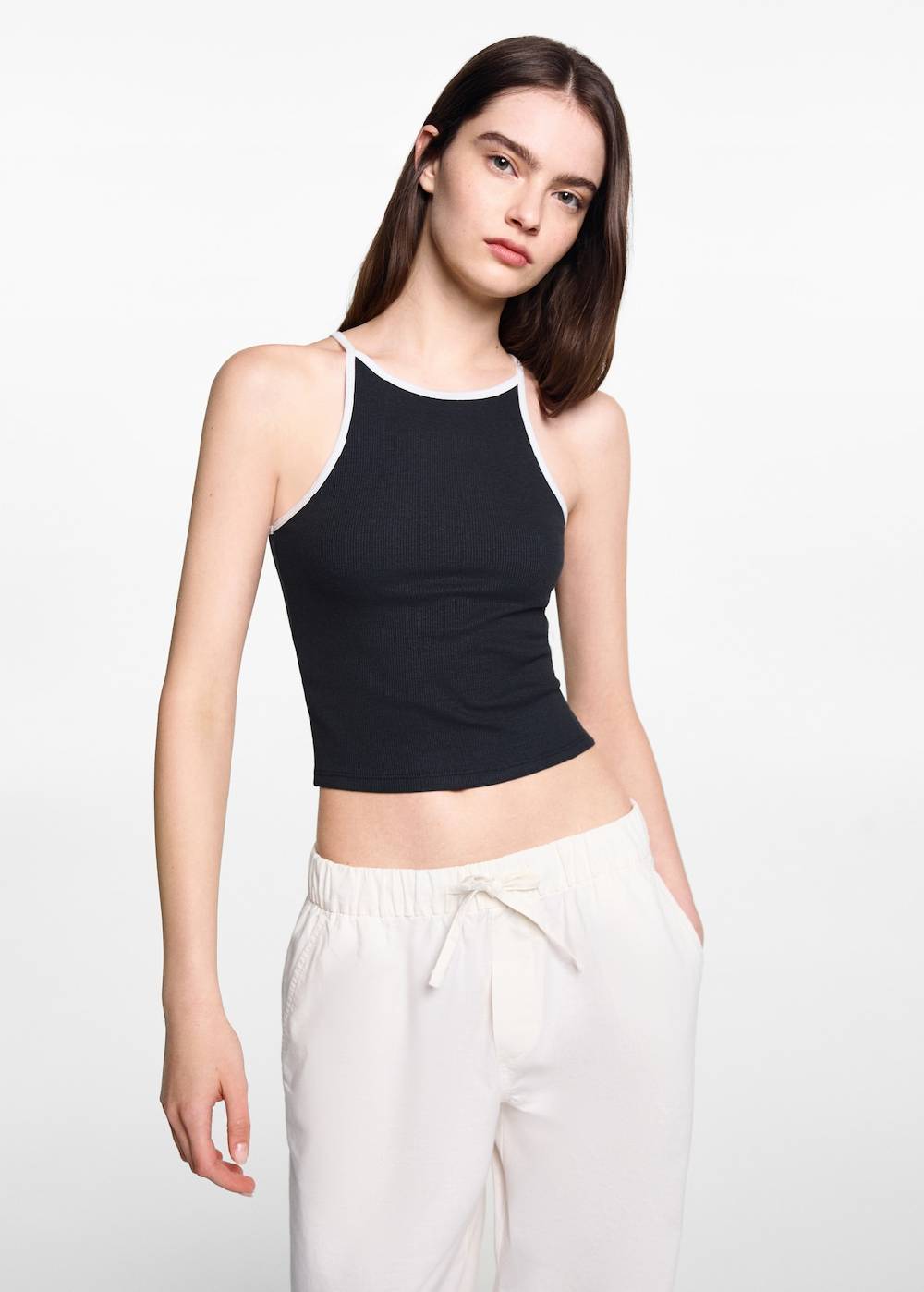 Mango Trägershirt aus Baumwolle