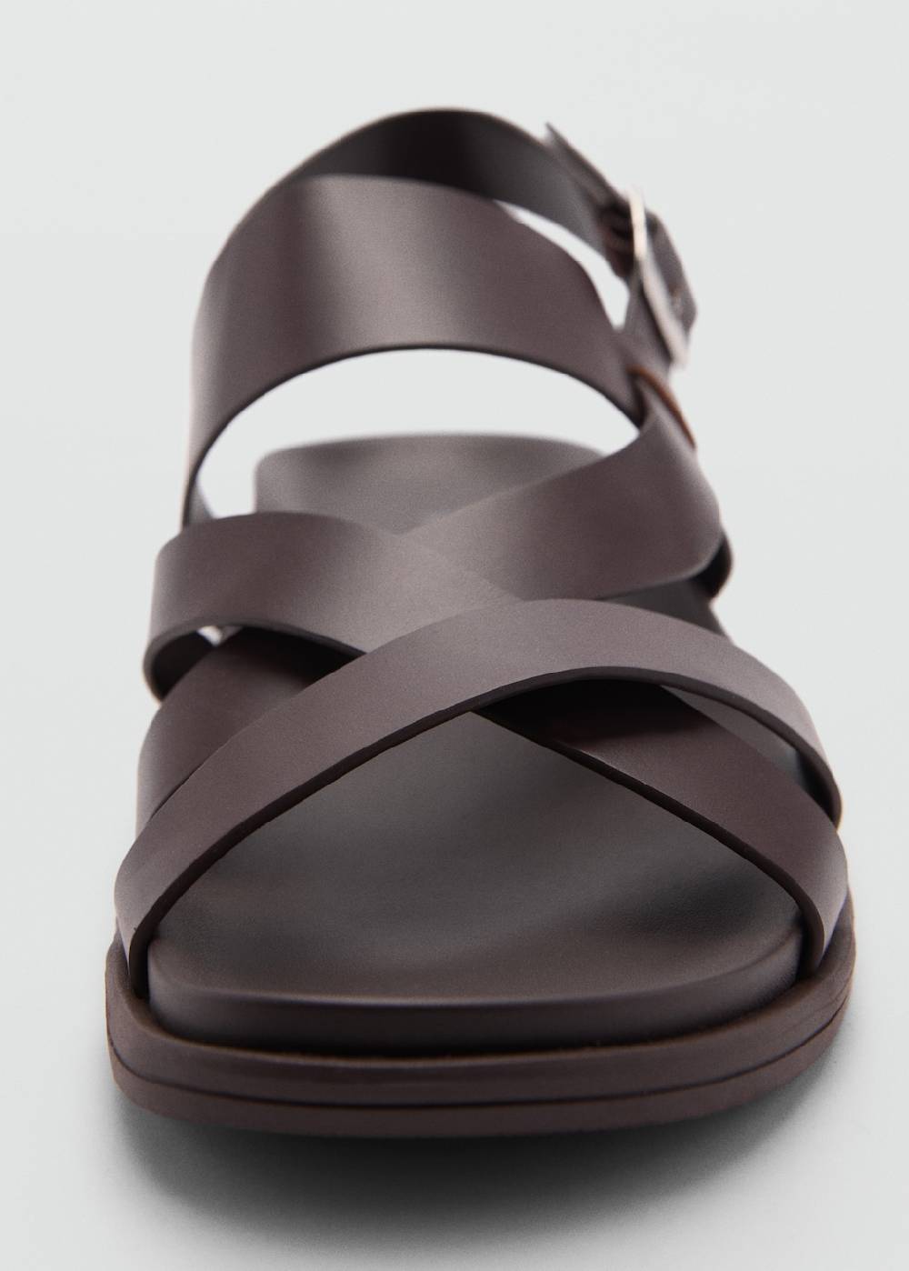 Mango Überkreuzte Riemchensandale Aus 100 % Leder