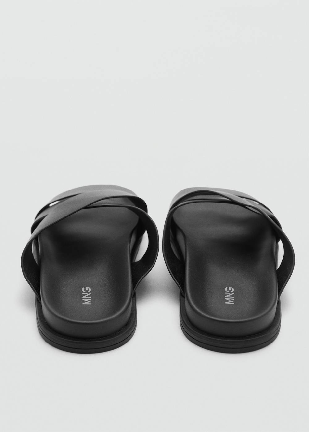 Mango Überkreuzte Riemchensandale Aus 100 % Leder