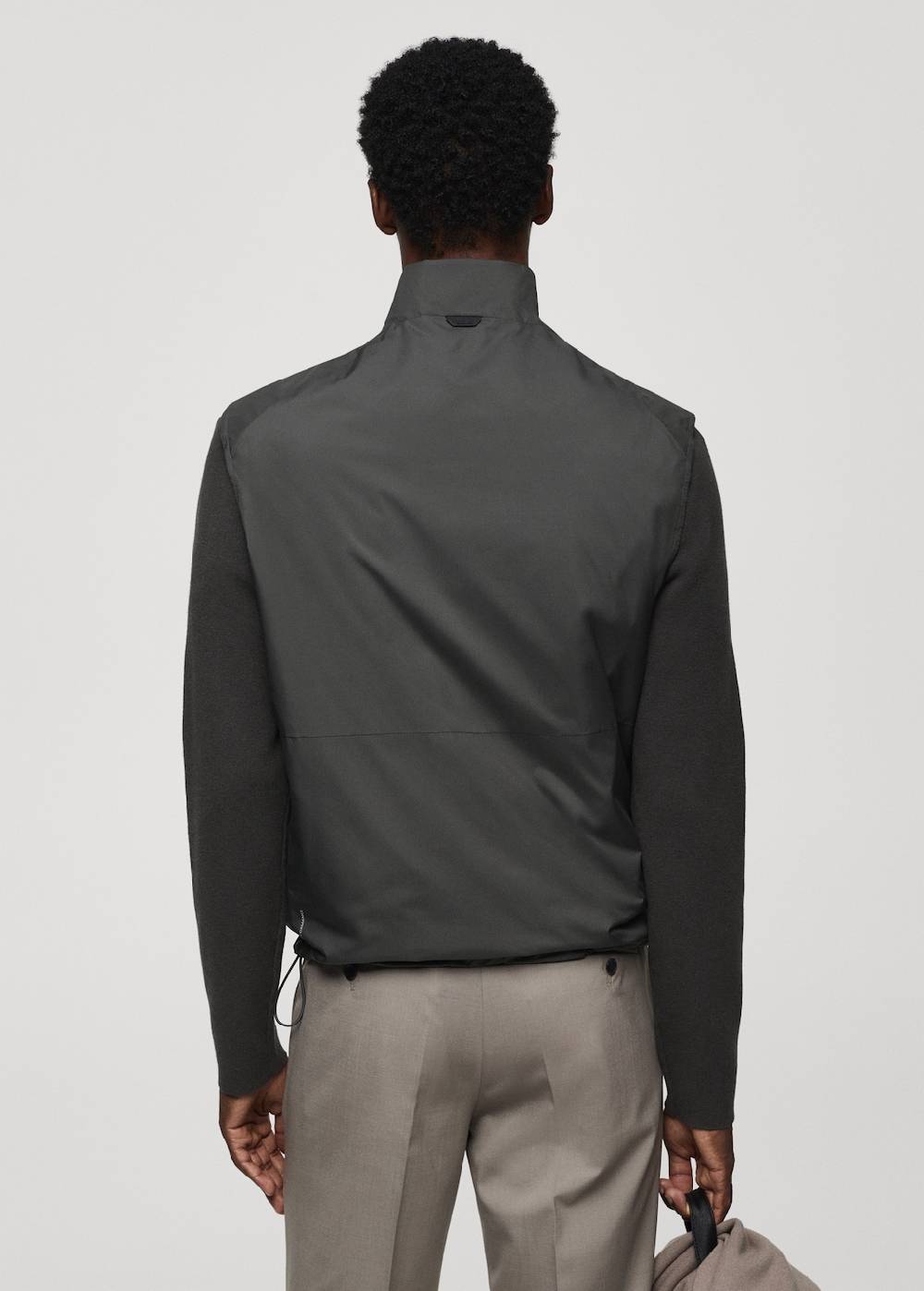 Mango Wasserabweisende Weste Mit Geradem Schnitt