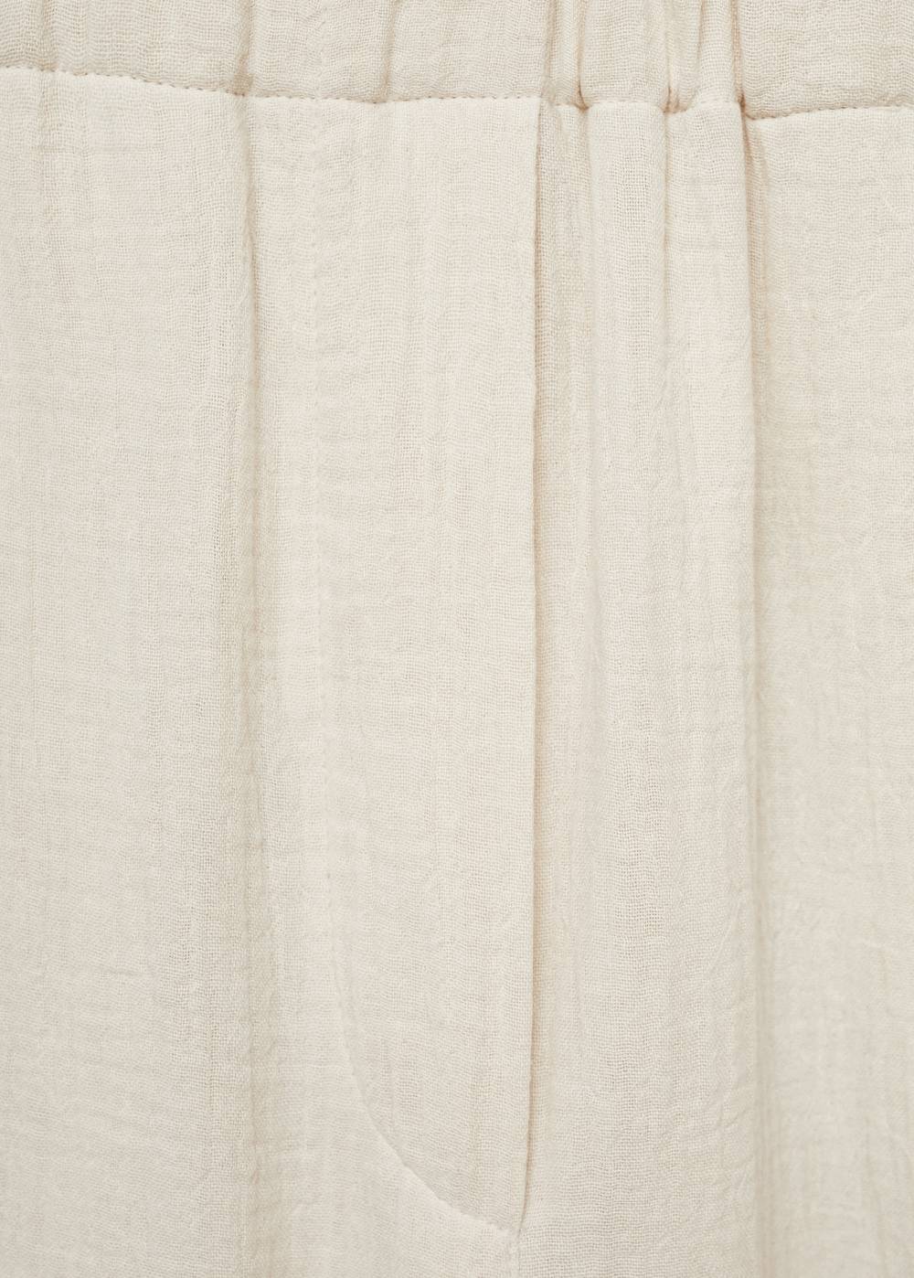 Mango Wideleg-Baumwollhose