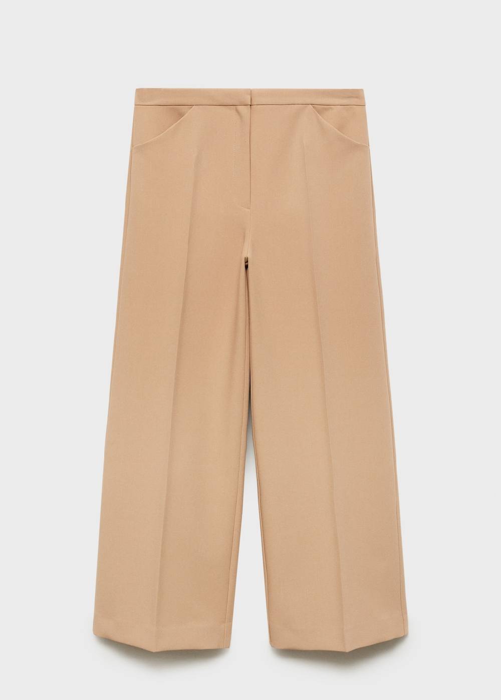 Mango Wideleg-Bundfaltenhose