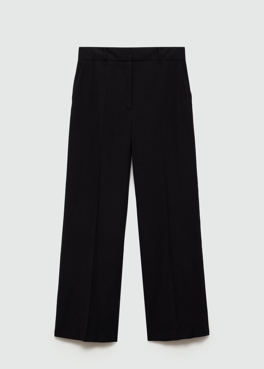 Mango Wideleg-Bundfaltenhose