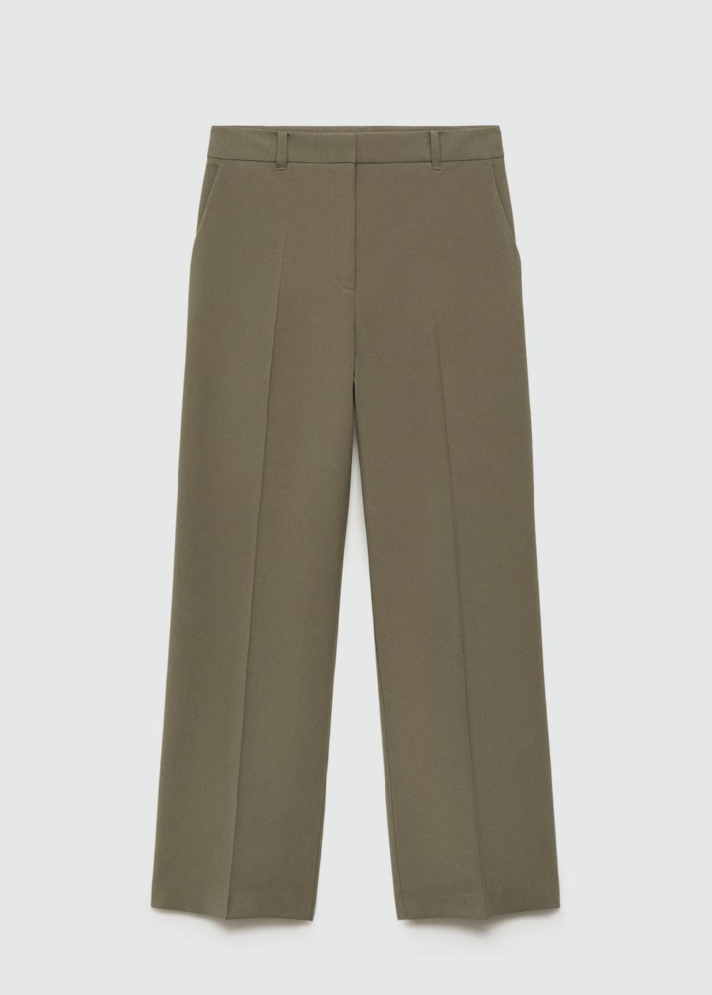 Mango Wideleg-Bundfaltenhose