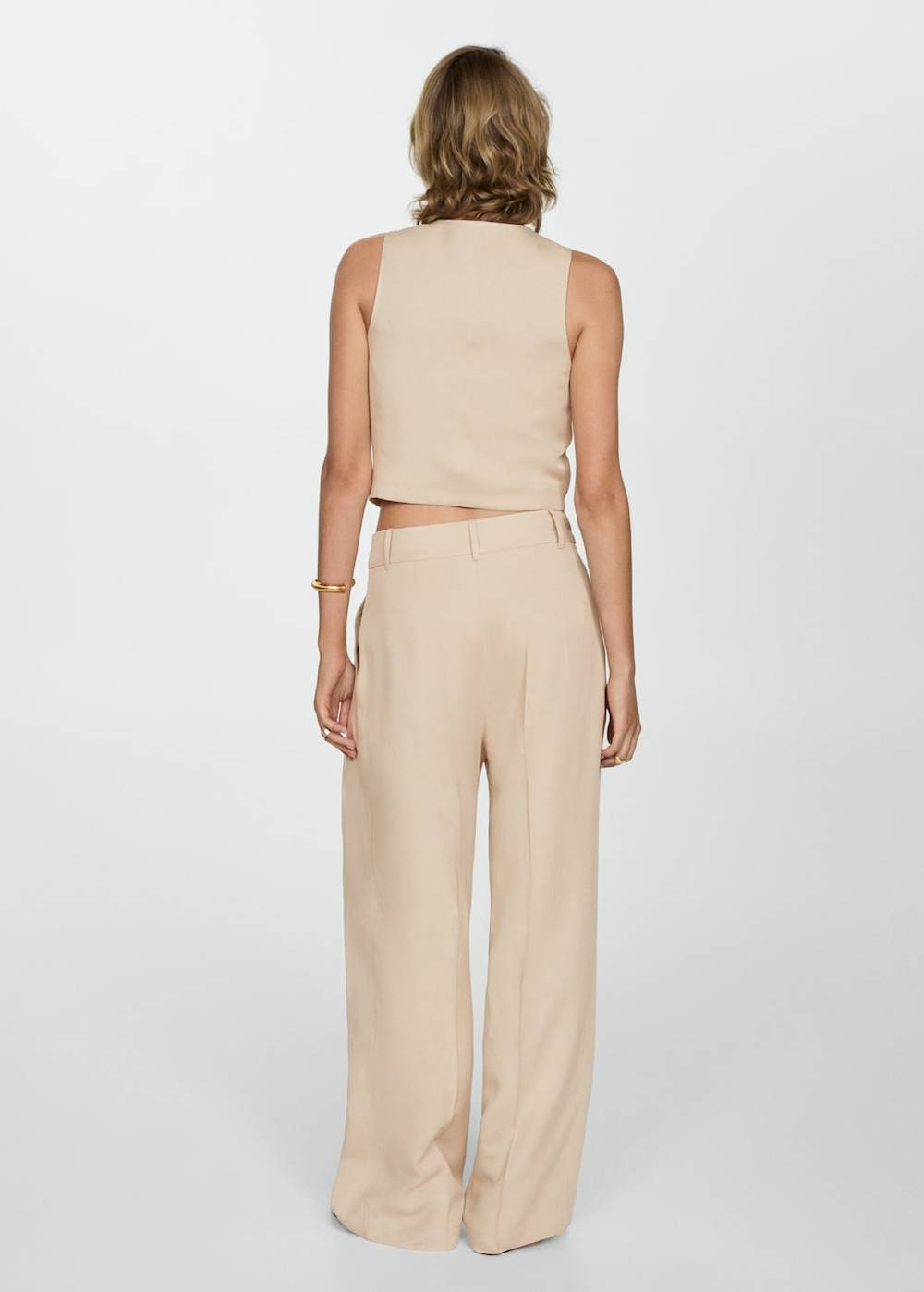 Mango Wideleg-Hose Aus Lyocell