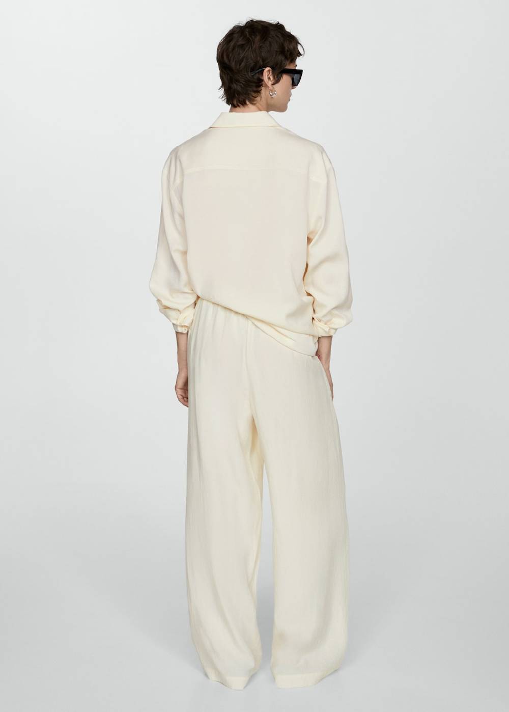 Mango Wideleg-Hose Aus Lyocell