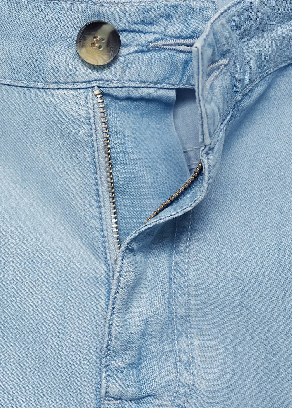 Mango Wideleg-Hose Aus Lyocell