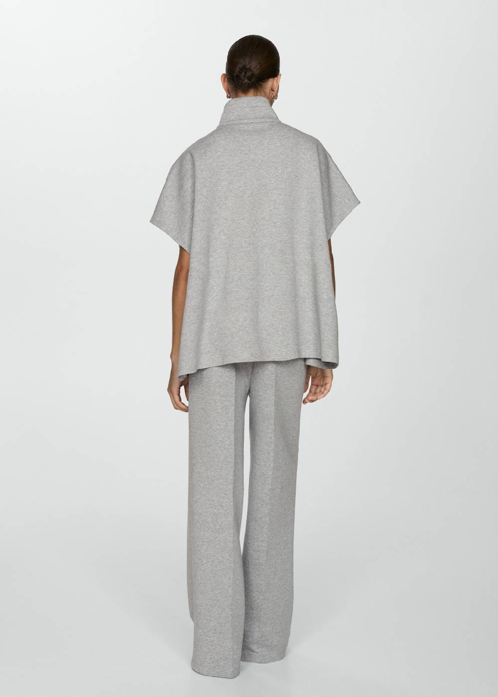 Mango Wideleg-Hose Mit Hohem Bund