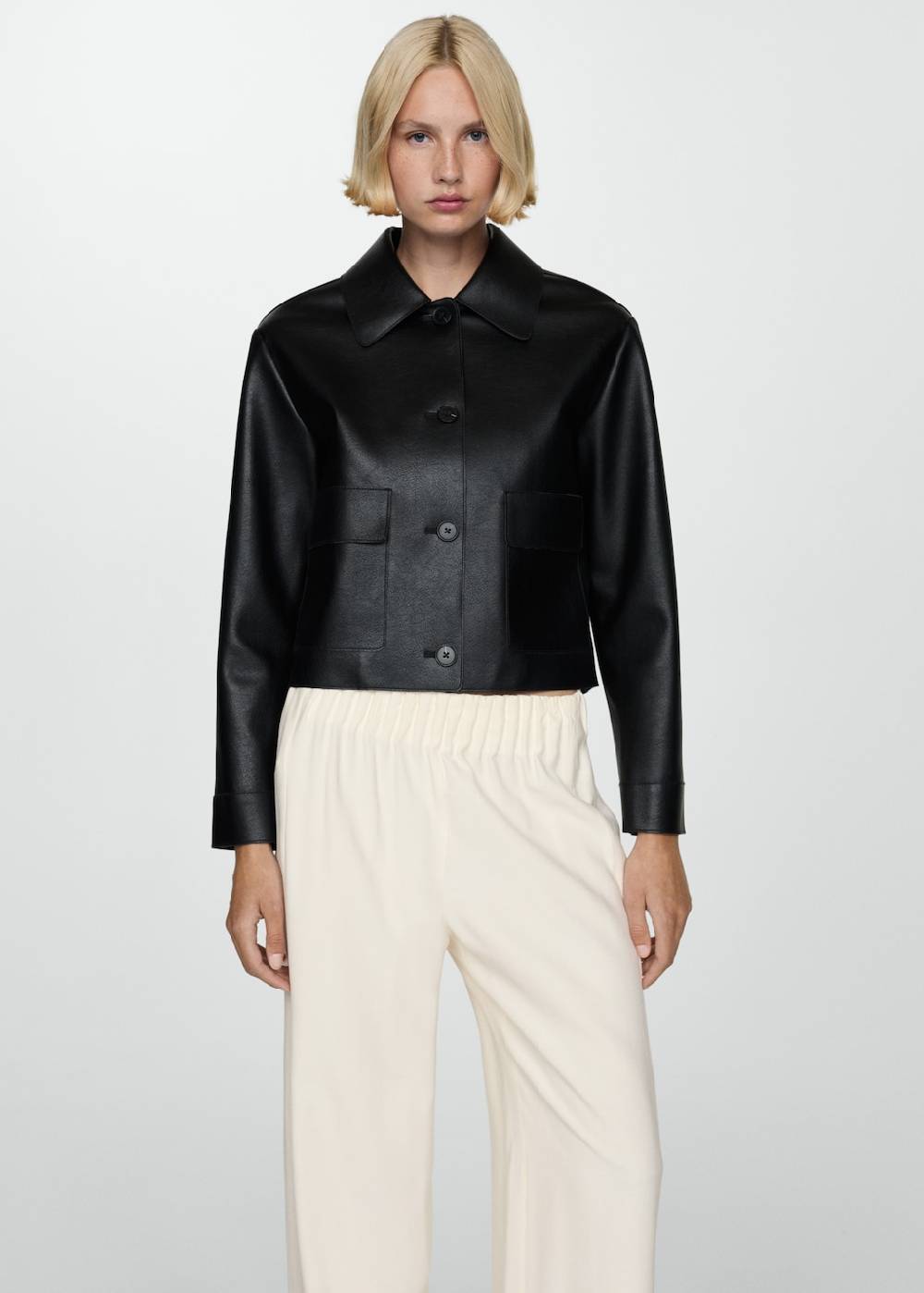 Mango Wideleg-Hose Mit Stretchbund