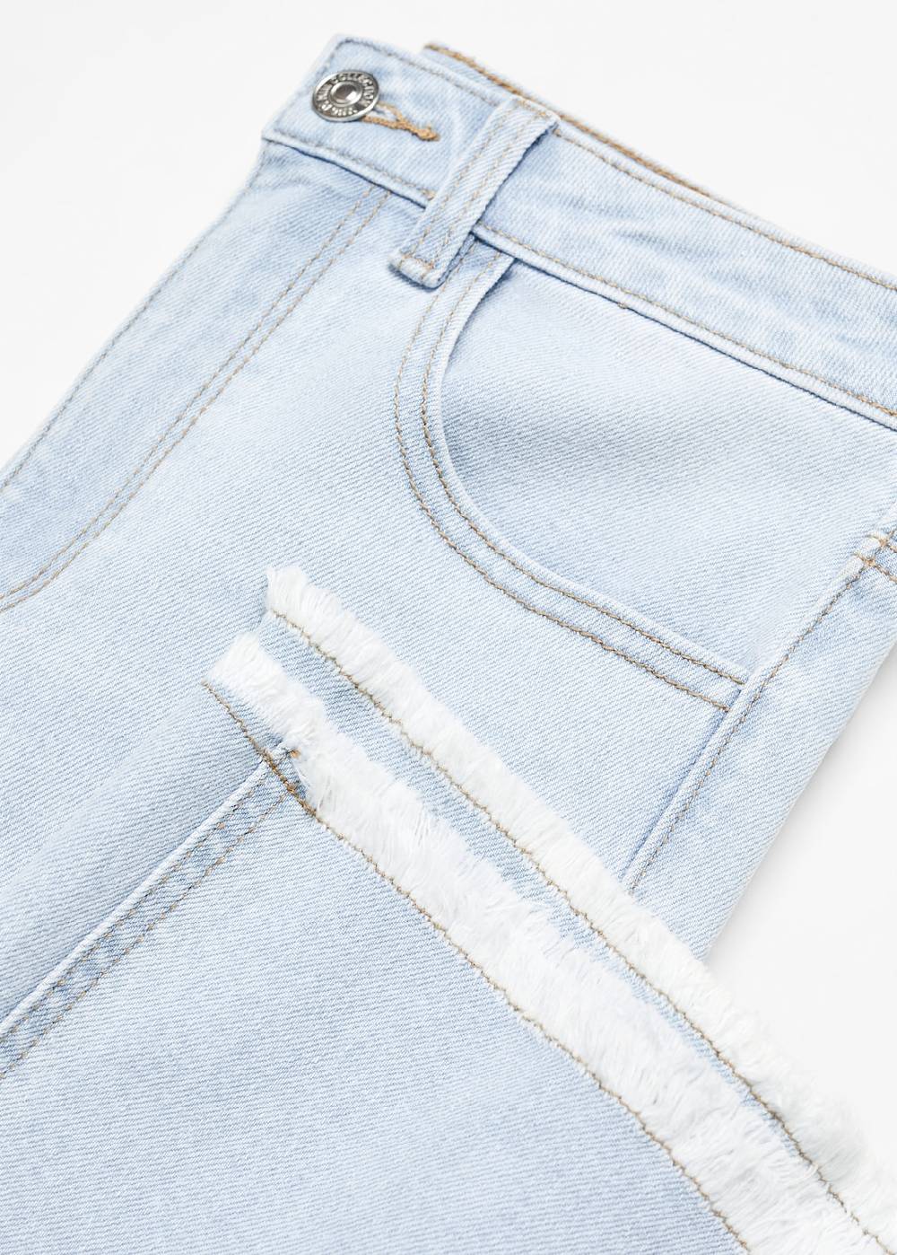 Mango Wideleg-Jeans Mit Mittlerer Bundhöhe