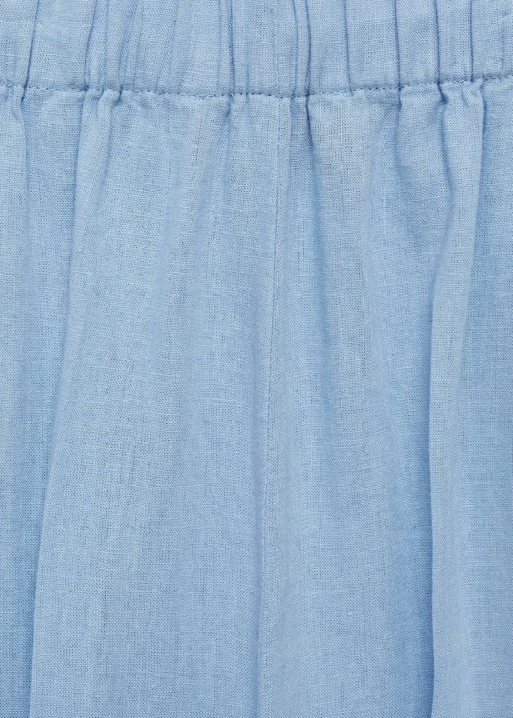 Mango Wideleg-Leinenhose