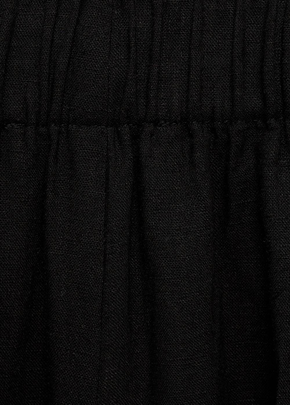 Mango Wideleg-Leinenhose