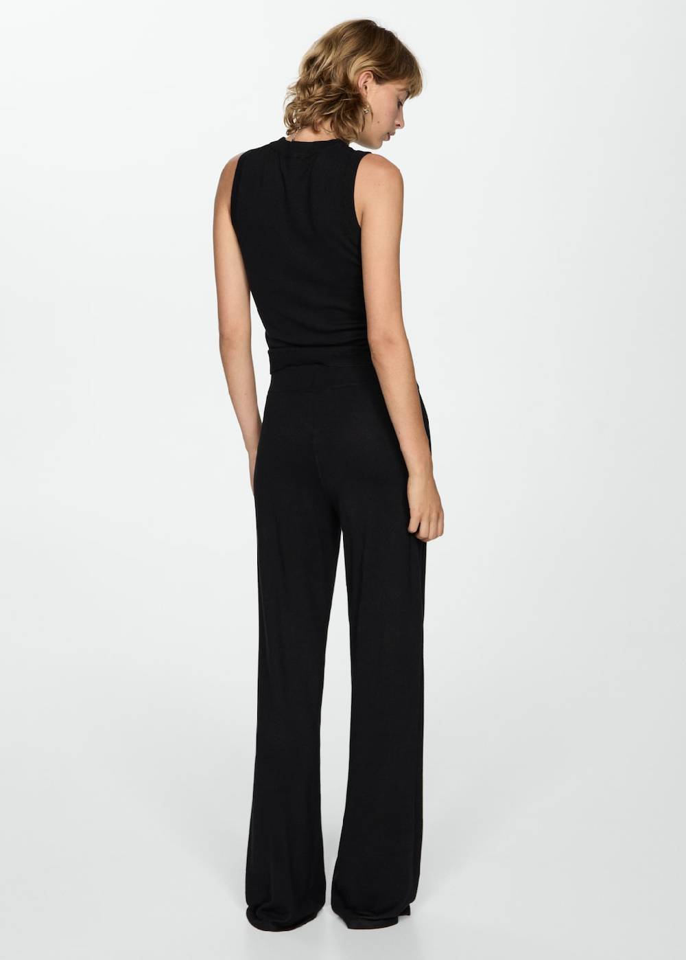 Mango Wideleg-Strickhose