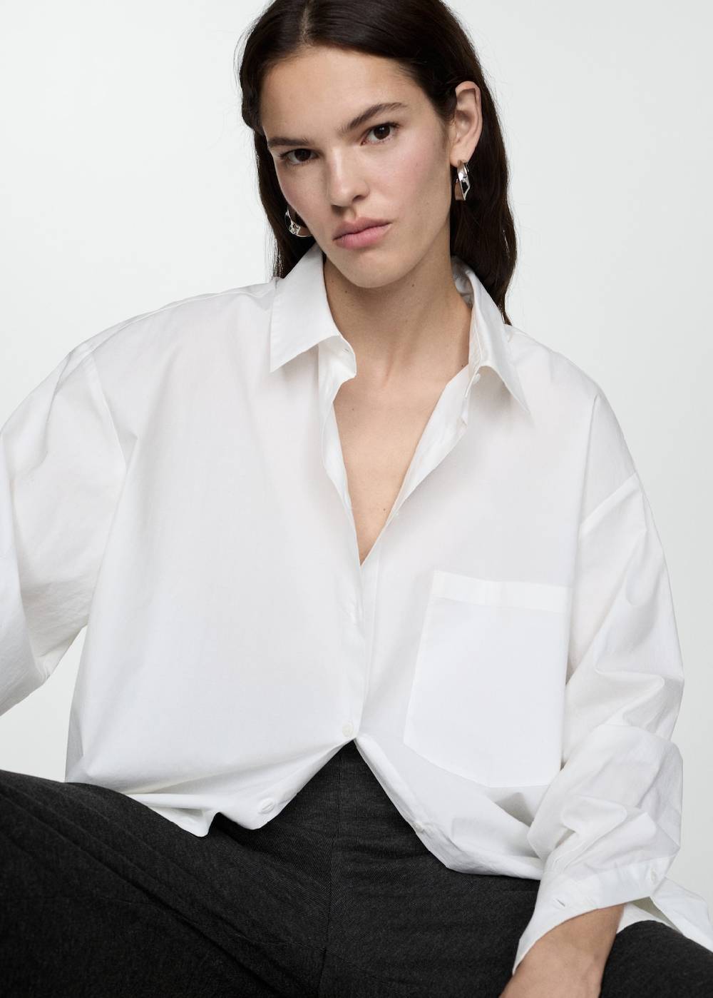 Mango Wideleg-Strickhose