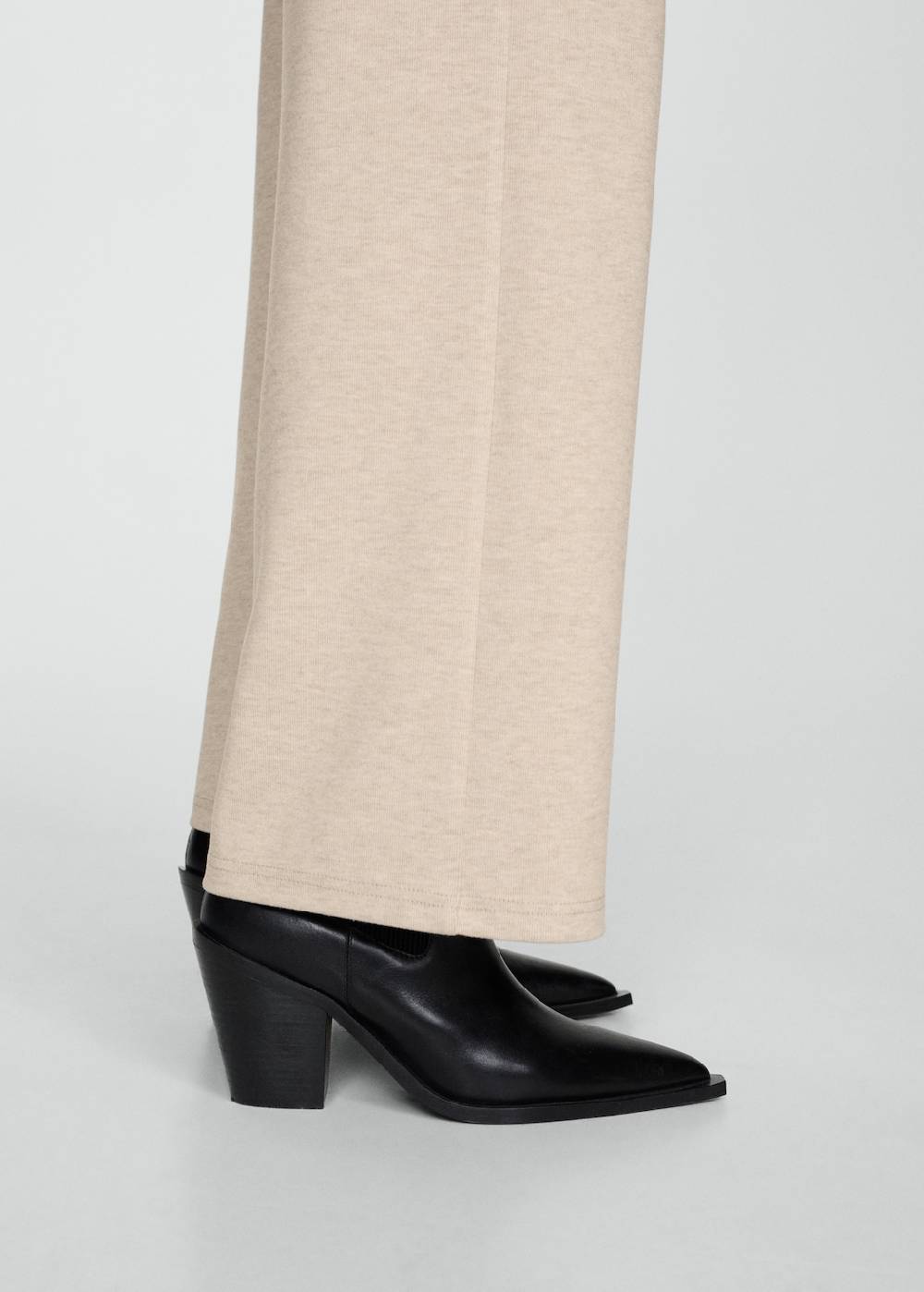 Mango Wideleg-Strickhose