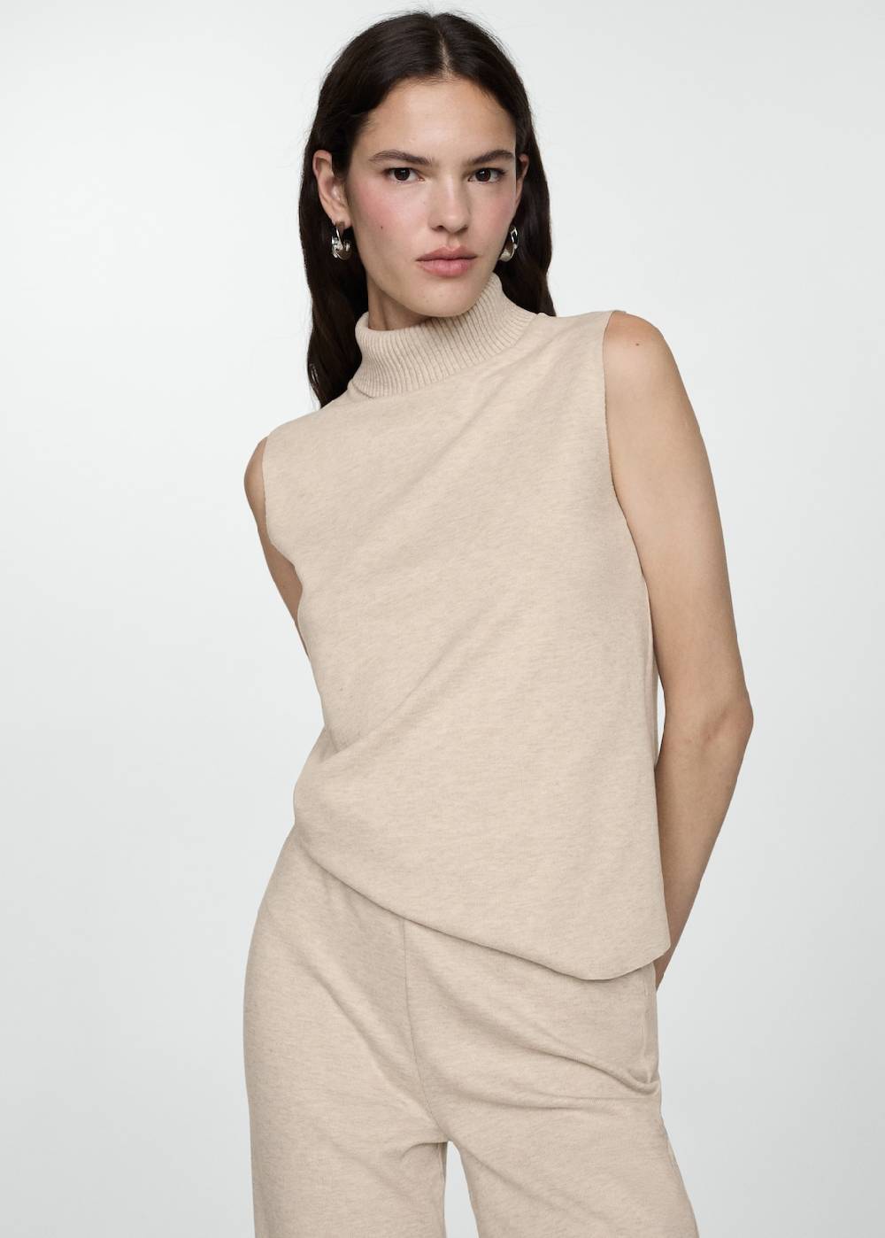 Mango Wideleg-Strickhose