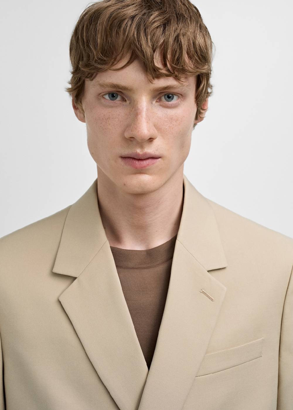 Mango Zweireihiges Regular Fit-Anzugsakko