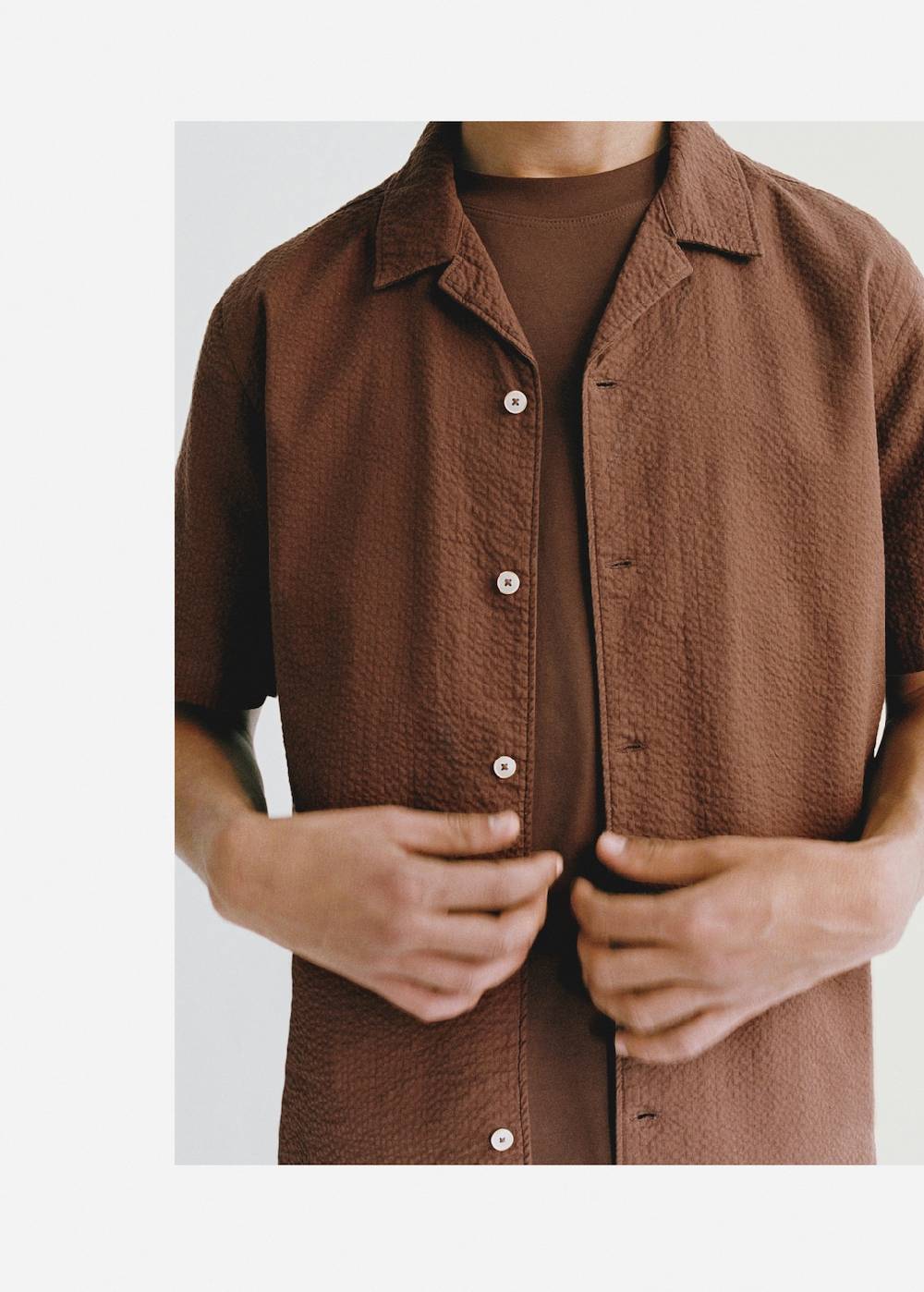 Mango Regular-Fit-Hemd Aus 100 % Seersucker-Baumwolle