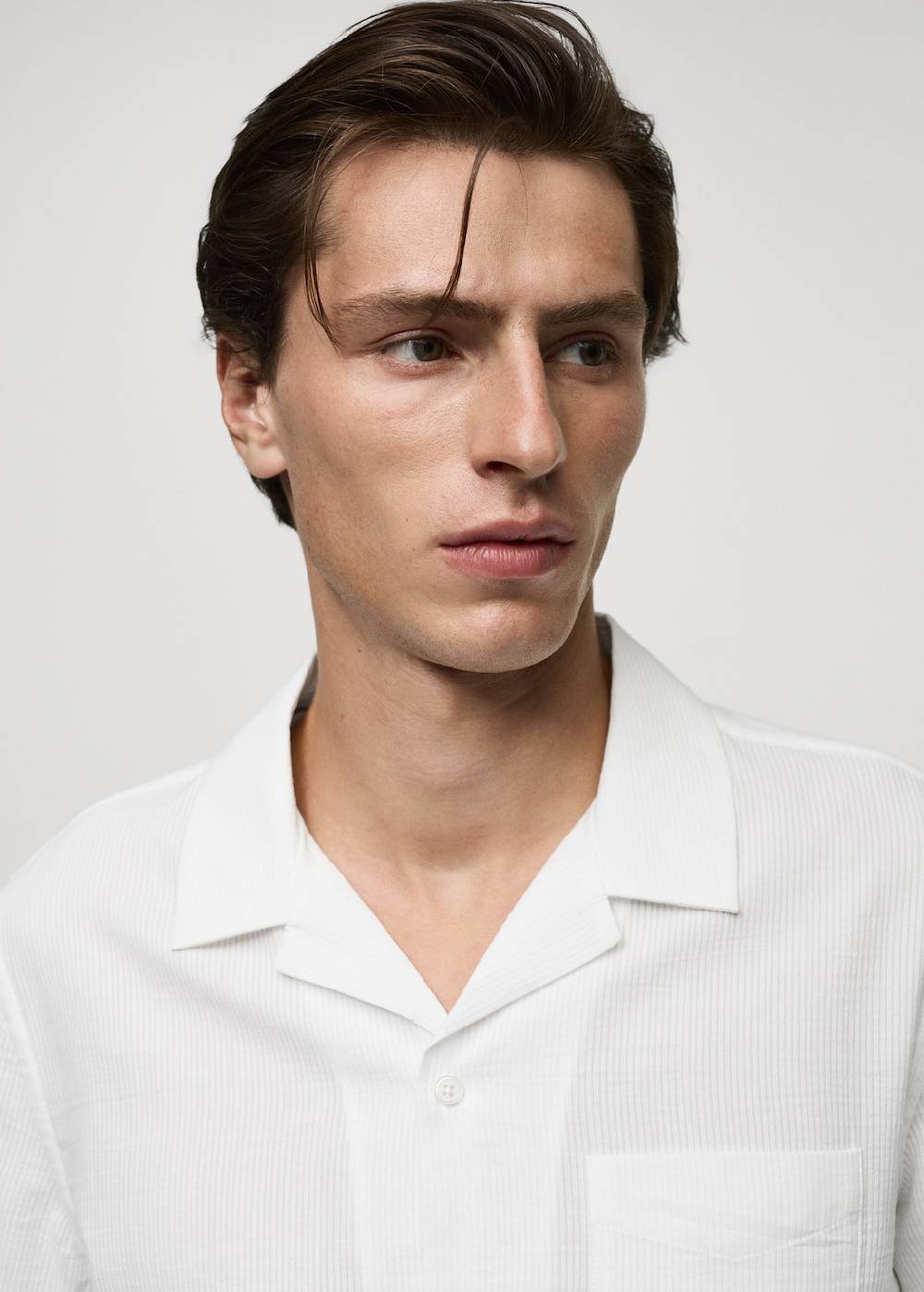 Mango Regular-Fit-Hemd Aus 100 % Seersucker-Baumwolle