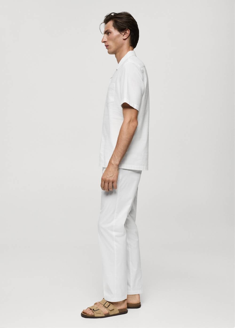 Mango Regular-Fit-Hemd Aus 100 % Seersucker-Baumwolle