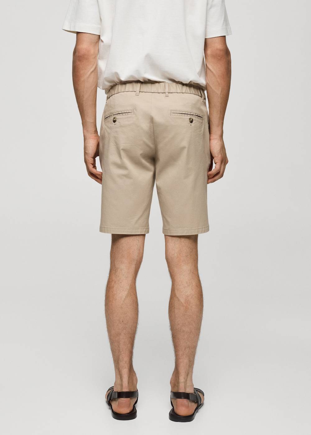 Mango Slim-Fit-Bermudashorts Im Chino-Stil Aus Baumwolle