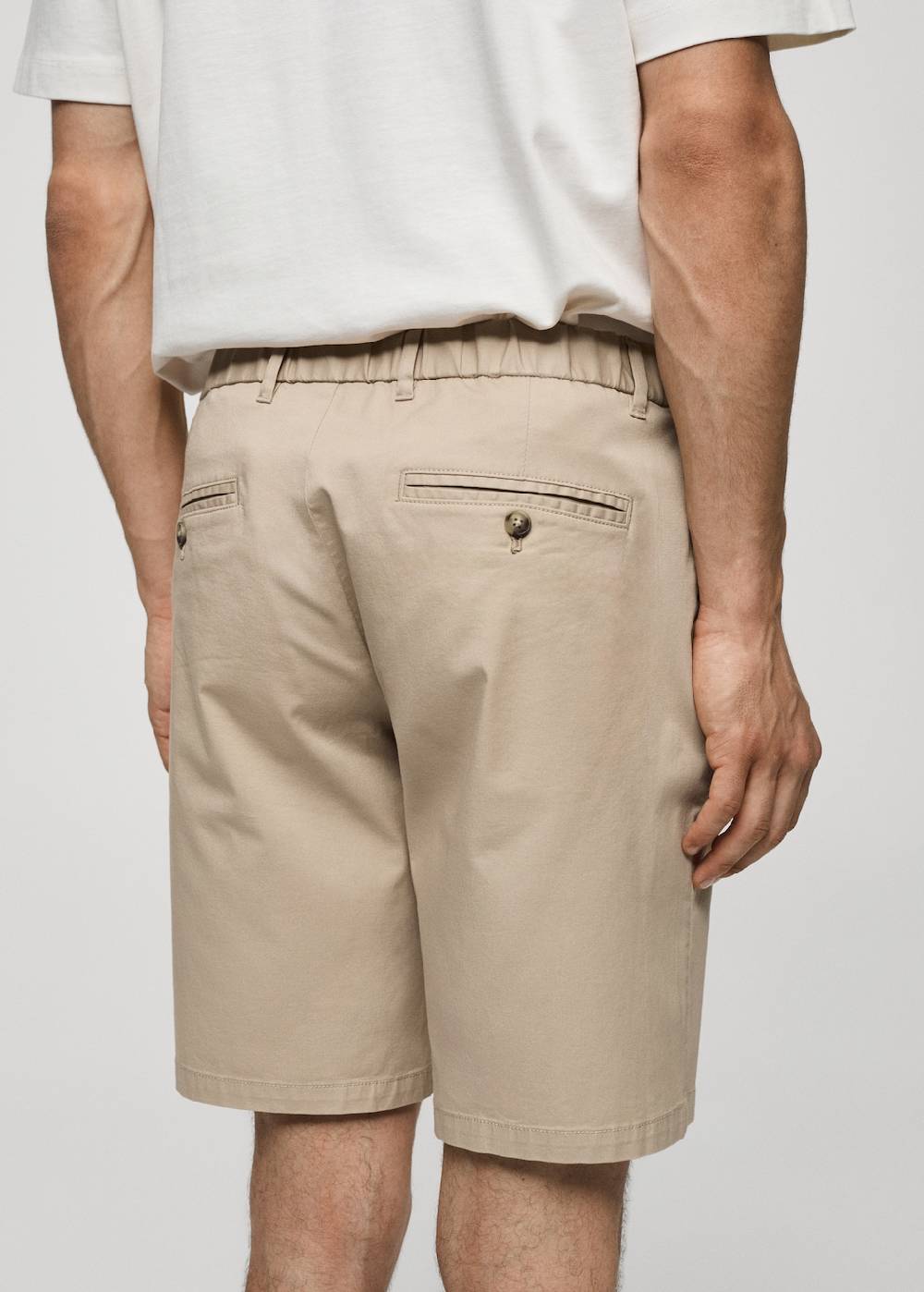 Mango Slim-Fit-Bermudashorts Im Chino-Stil Aus Baumwolle