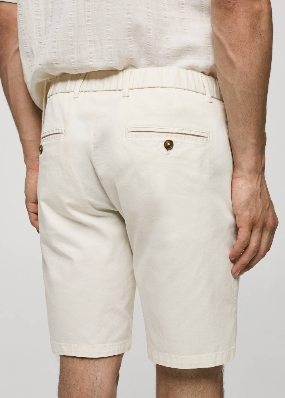 Mango Slim-Fit-Bermudashorts Im Chino-Stil Aus Baumwolle