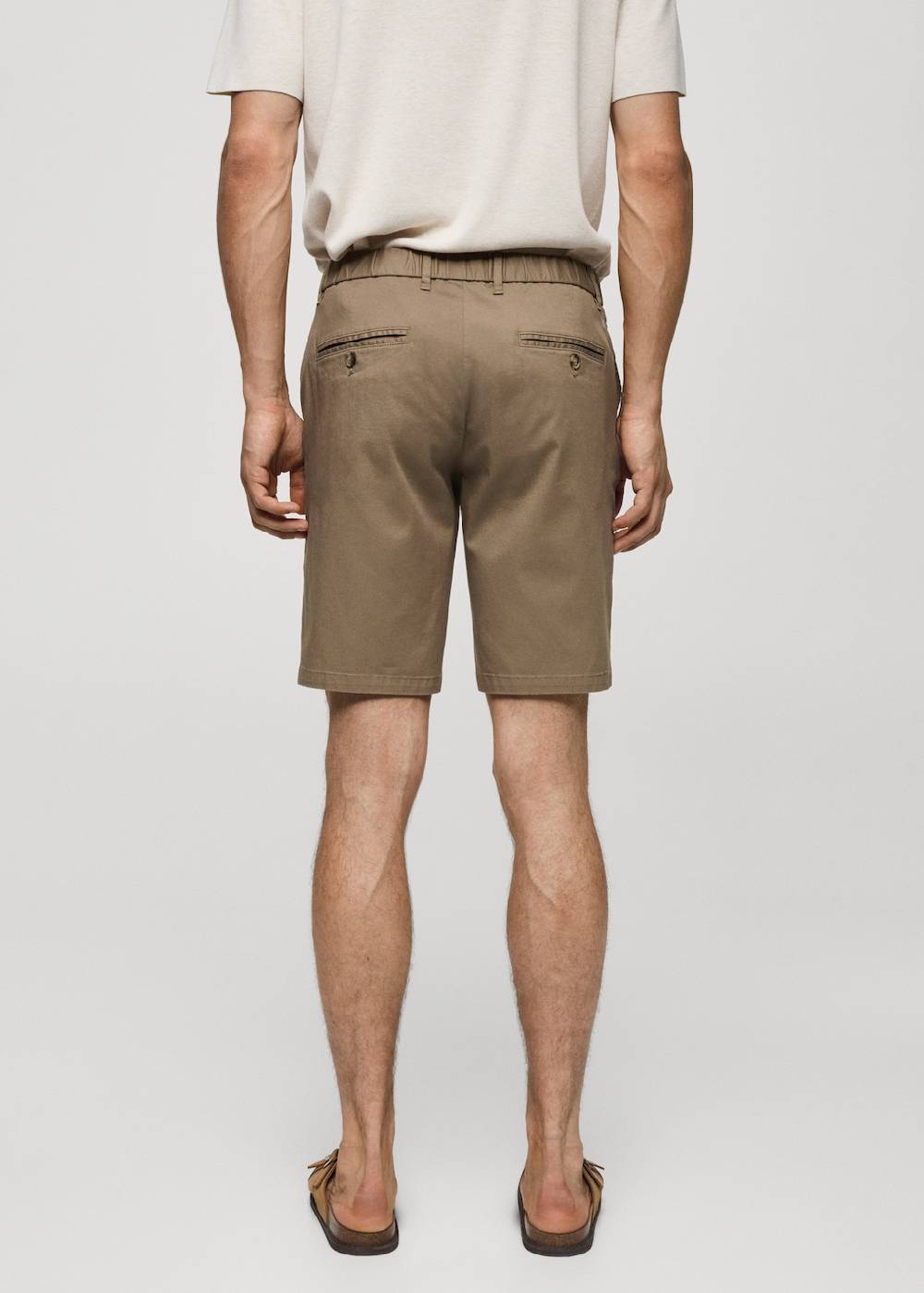 Mango Slim-Fit-Bermudashorts Im Chino-Stil Aus Baumwolle