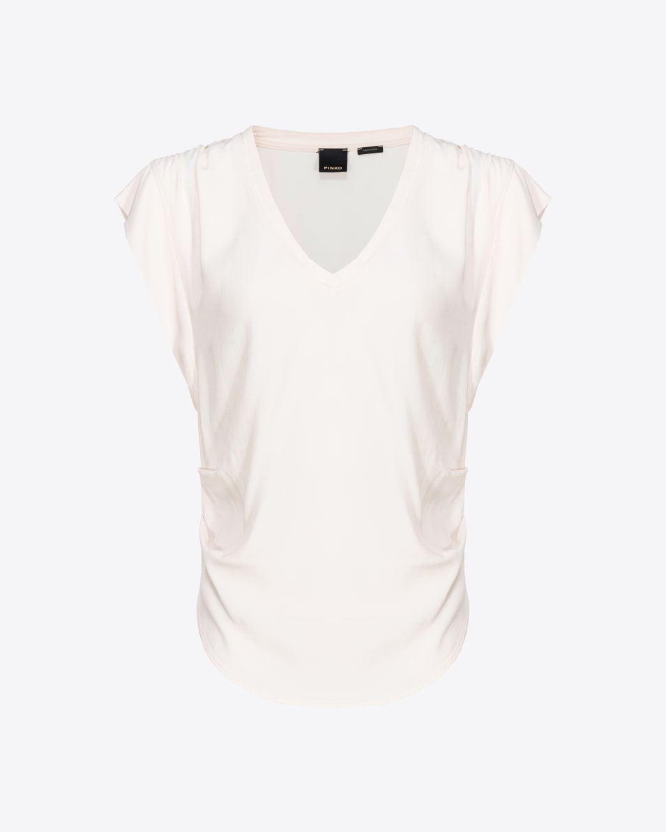Pinko Bluse aus Seidenmischung mit abgerundetem Saum