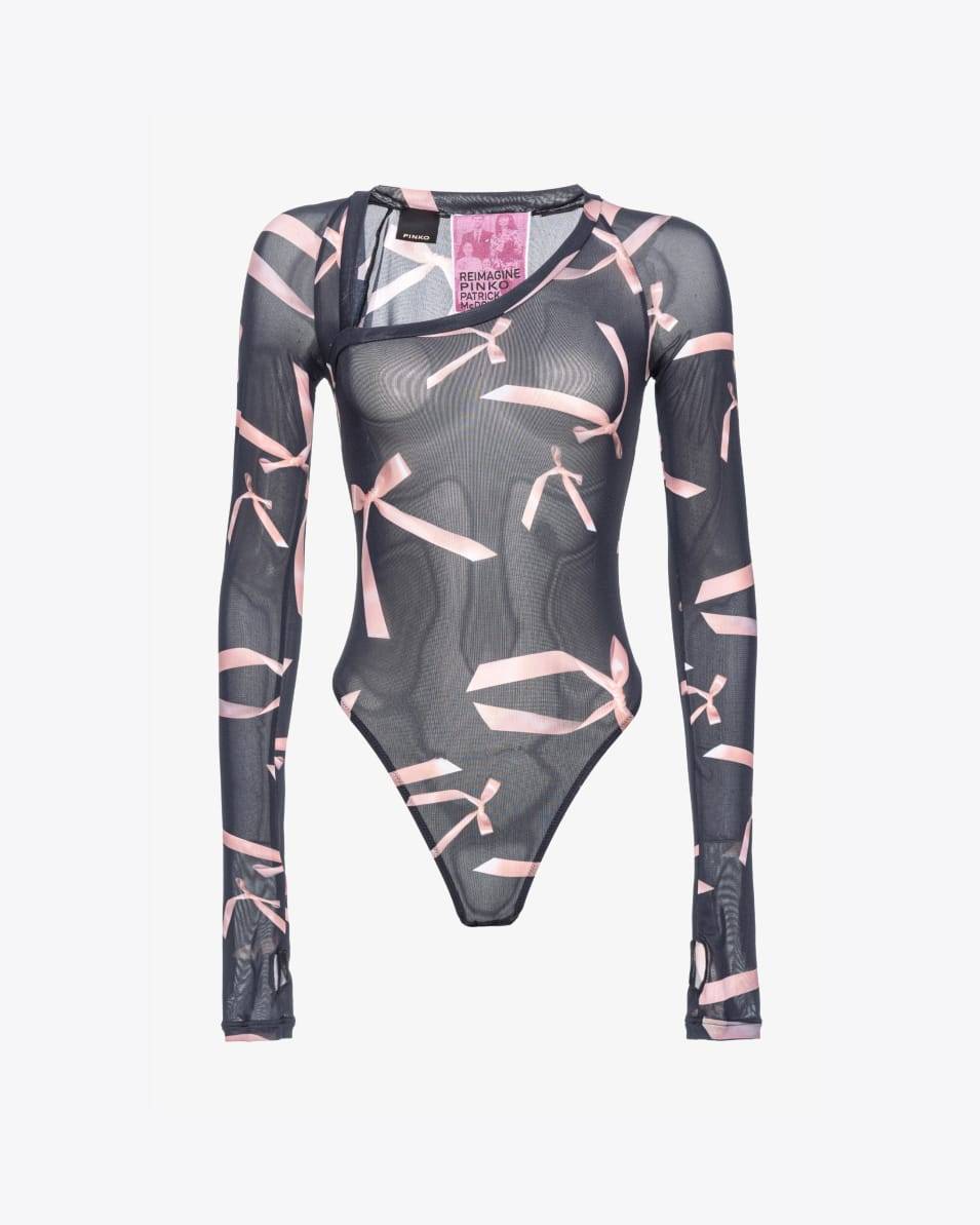 Pinko Body mit Schleifchen-Print Reimagine PINKO by Patrick McDowell