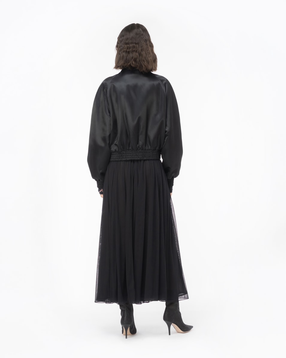 Pinko Bomberjacke Aus Satin Reimagine PINKO By Patrick McDowell