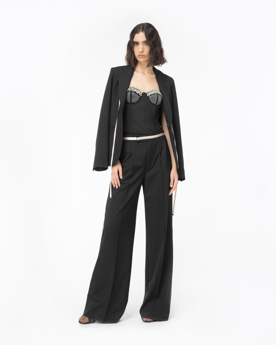 Pinko Bustier-Top Mit Strass Reimagine PINKO By Patrick McDowell