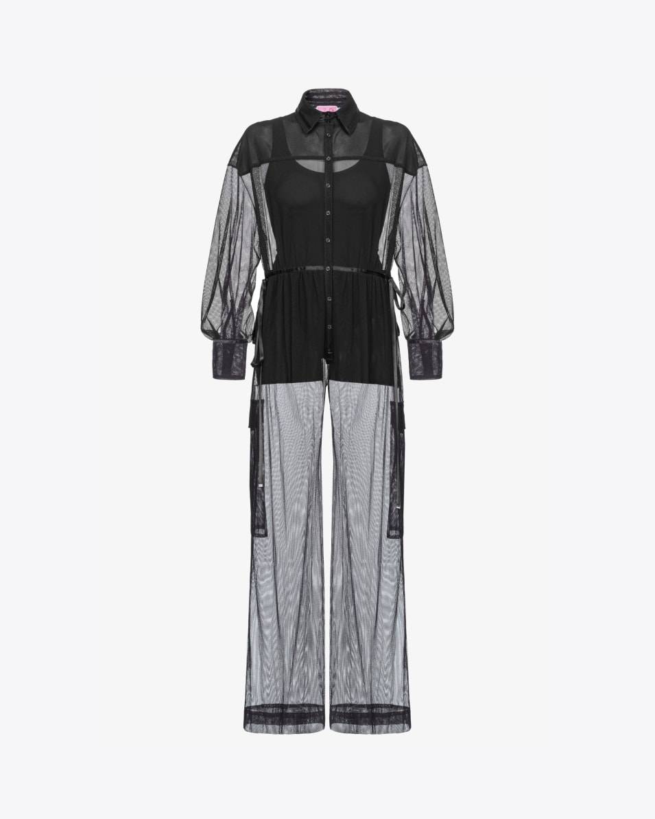 Pinko Cargo-Jumpsuit aus Tüll Reimagine PINKO by Patrick McDowell