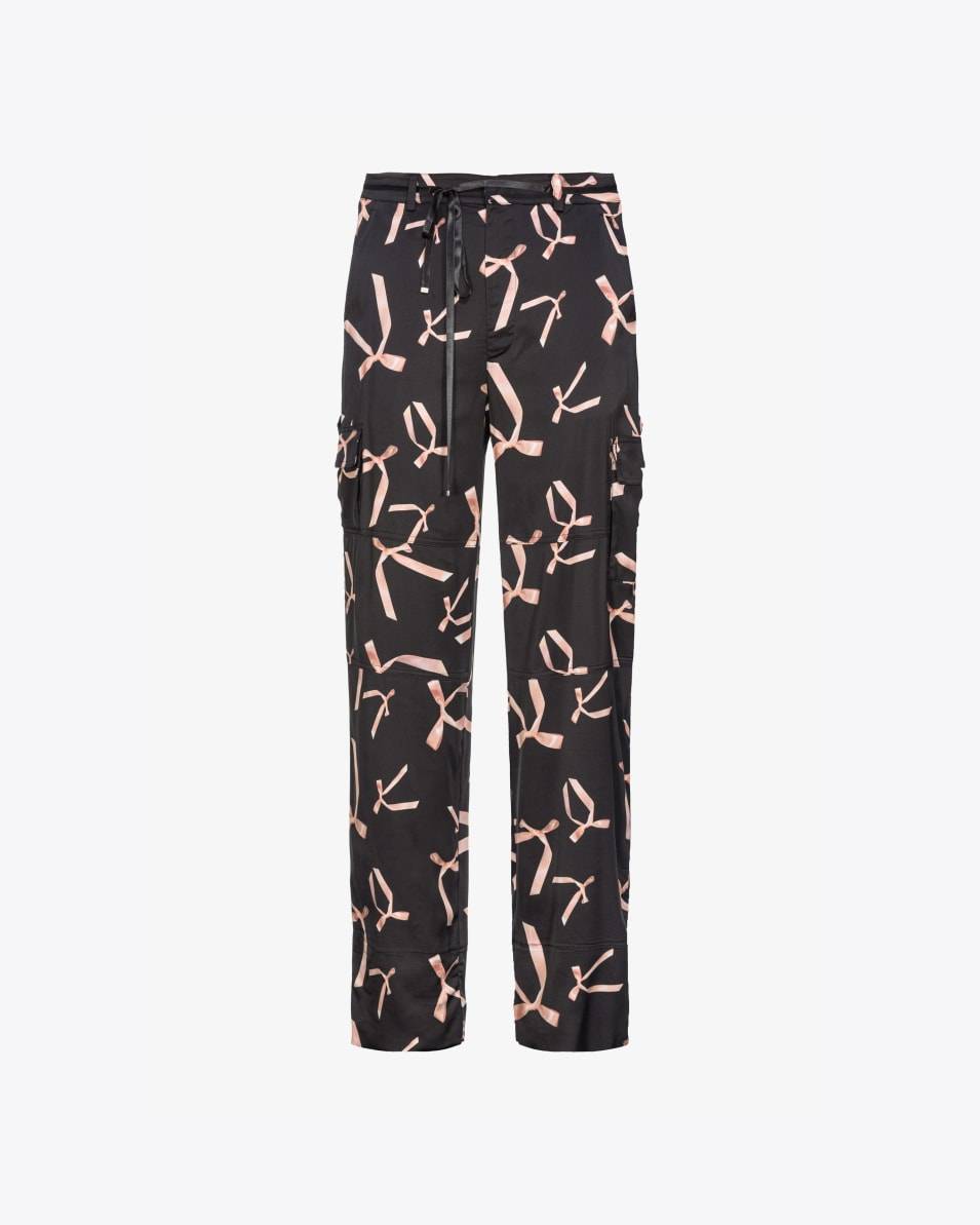 Pinko Cargohose mit Schleifchen-Print Reimagine PINKO by Patrick McDowell