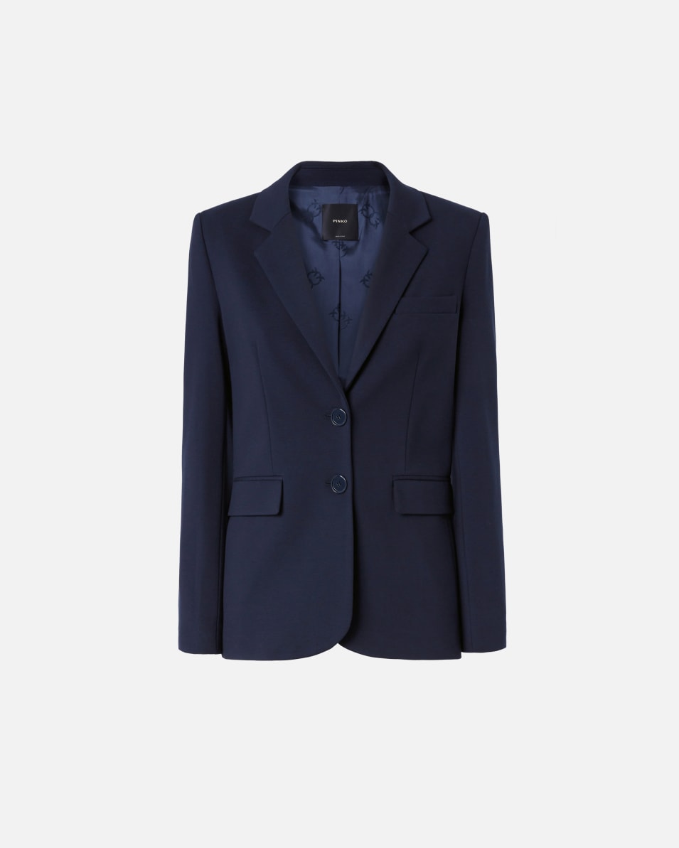 Pinko Einreihiger Blazer mit strukturierten Schultern