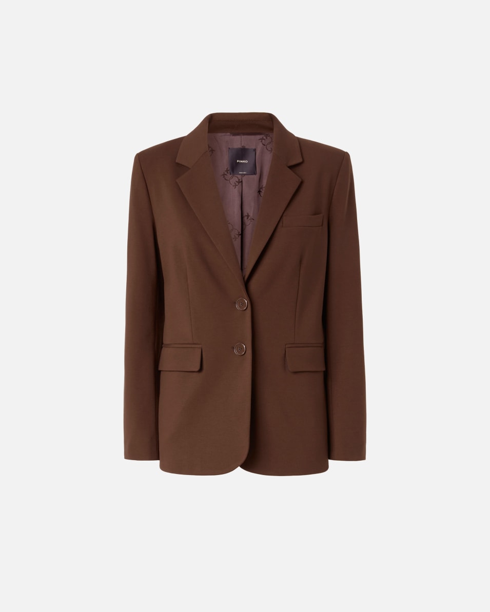 Pinko Einreihiger Blazer mit strukturierten Schultern