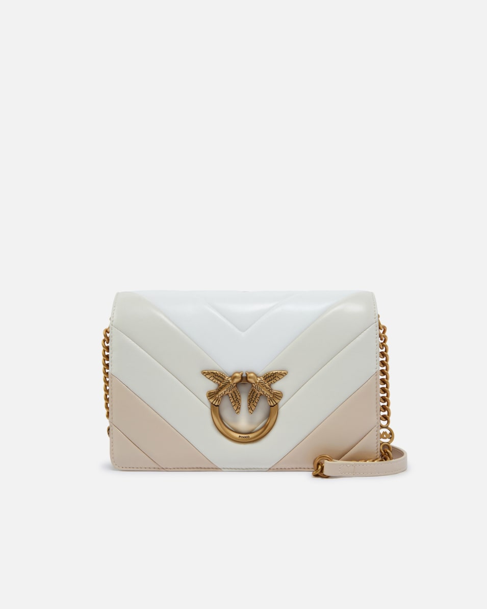 Pinko Gesteppte Love Bag Click Umhängetasche in Dégradé-Optik