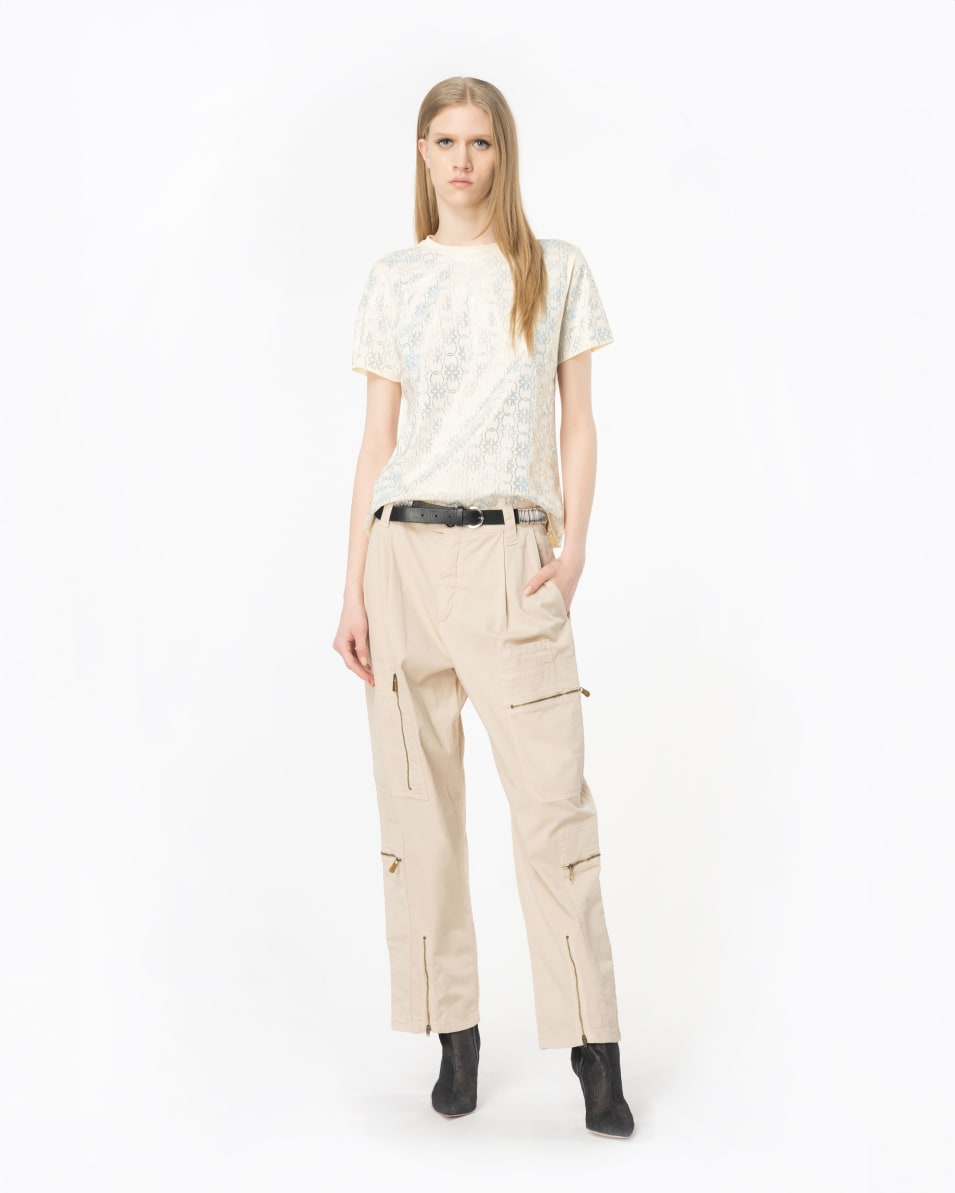 Pinko Hose Aus Stretch-Trikotine Mit Mehreren Taschen