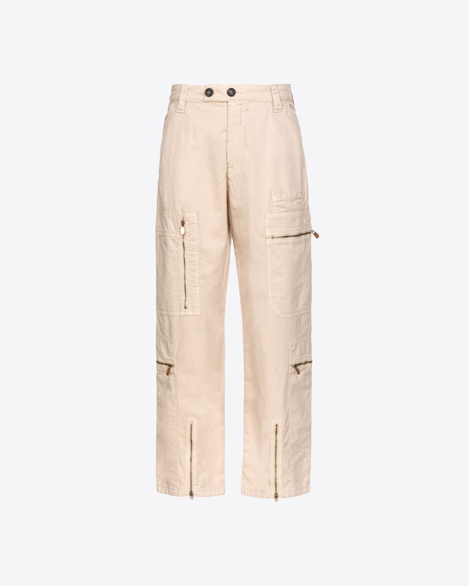 Pinko Hose aus Stretch-Trikotine mit mehreren Taschen