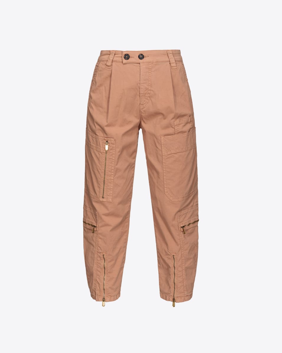 Pinko Hose aus Stretch-Trikotine mit mehreren Taschen