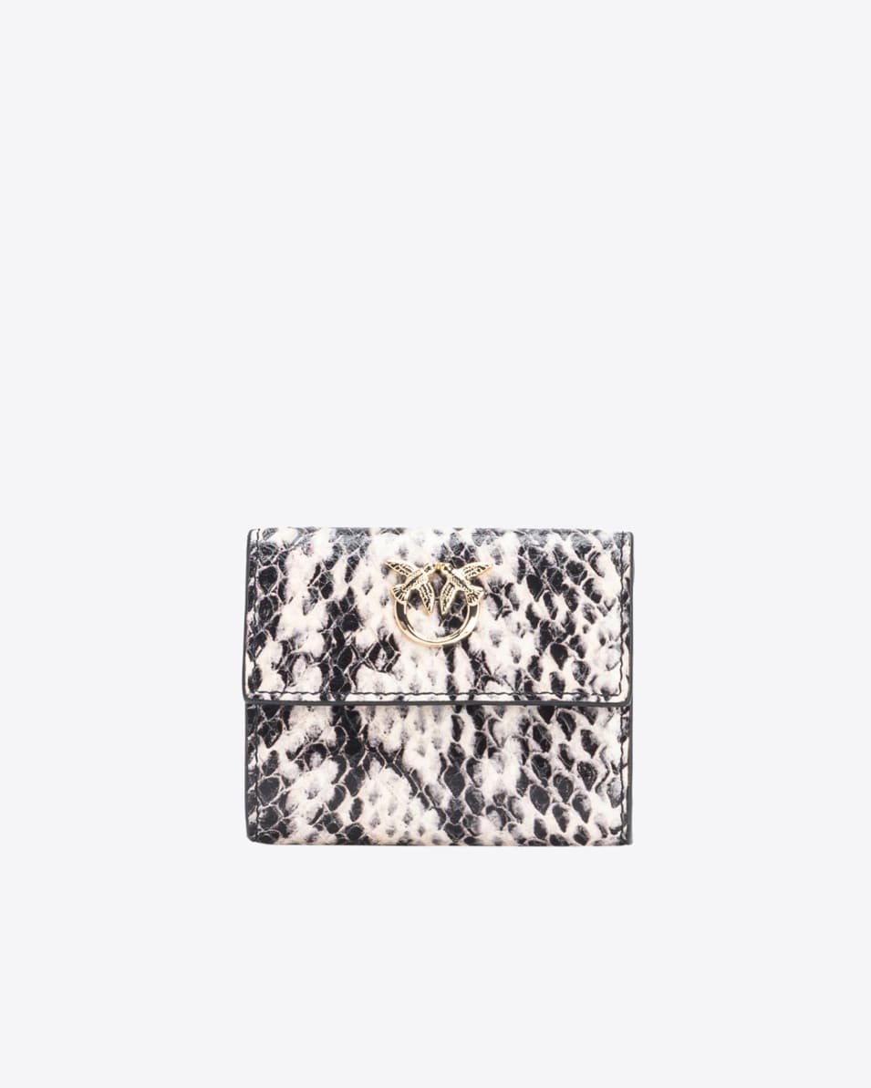 Pinko Kleine Geldbörse mit Reptil-Prägung PINKO Galleria