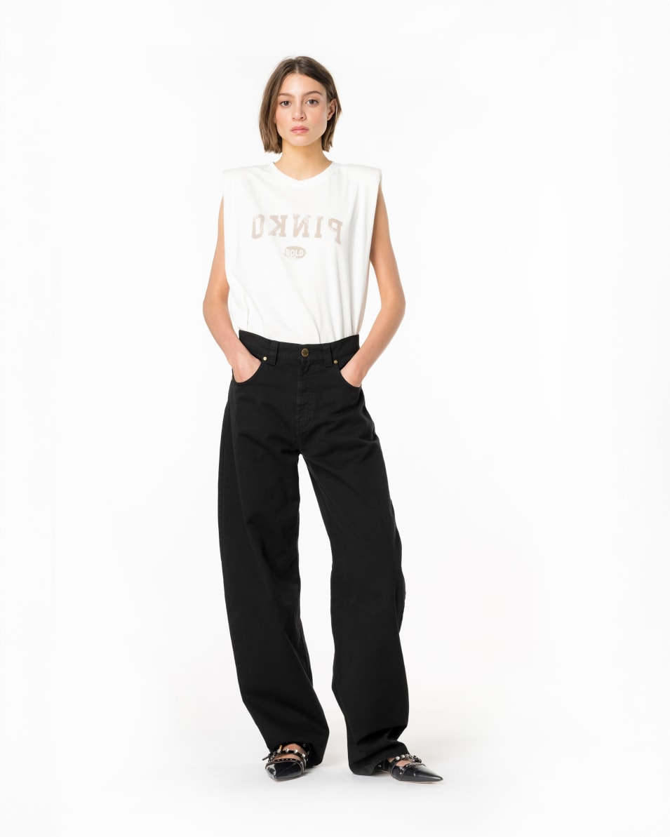 Pinko Ärmelloses Top Mit Logodruck