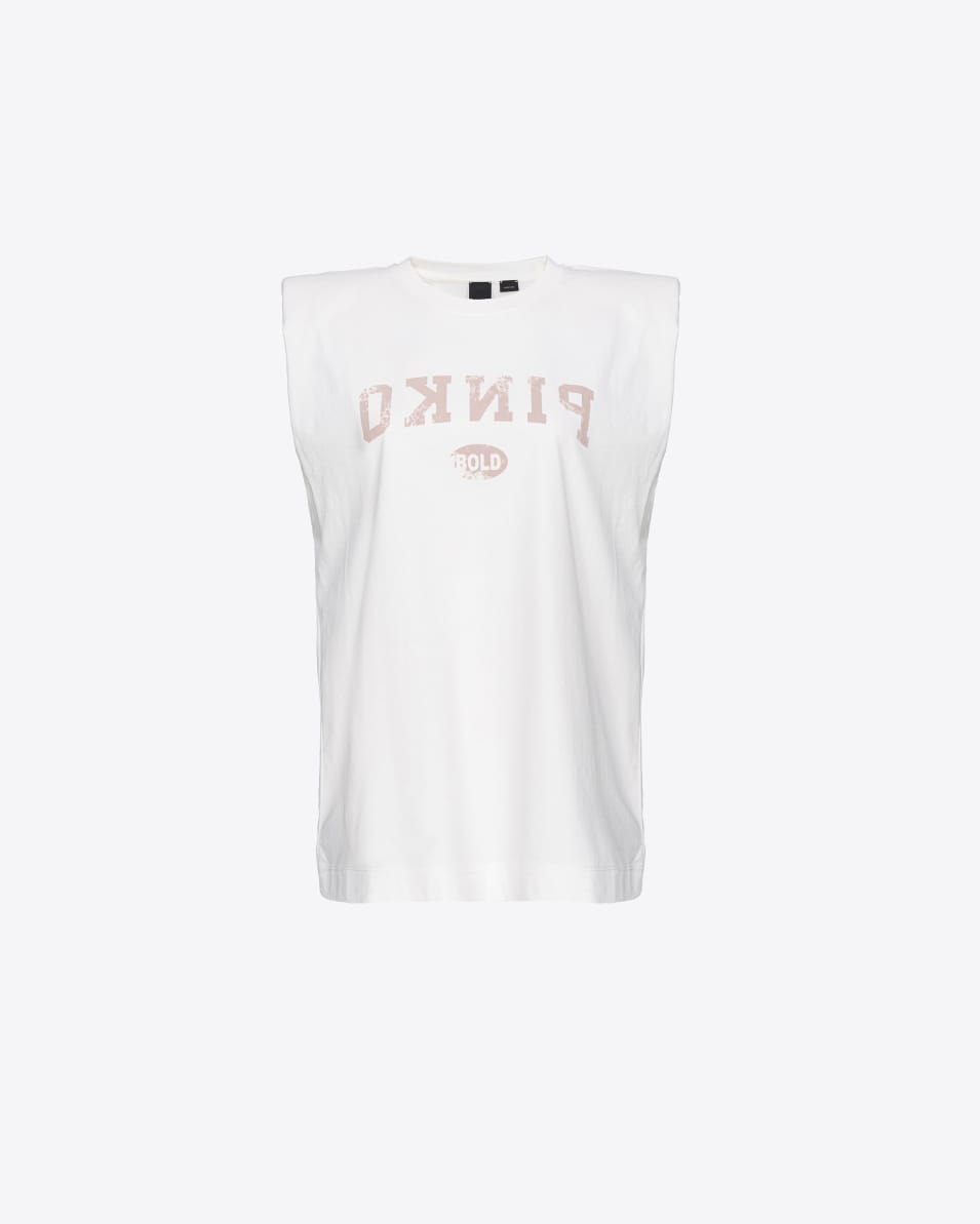 Pinko Ärmelloses Top mit Logodruck