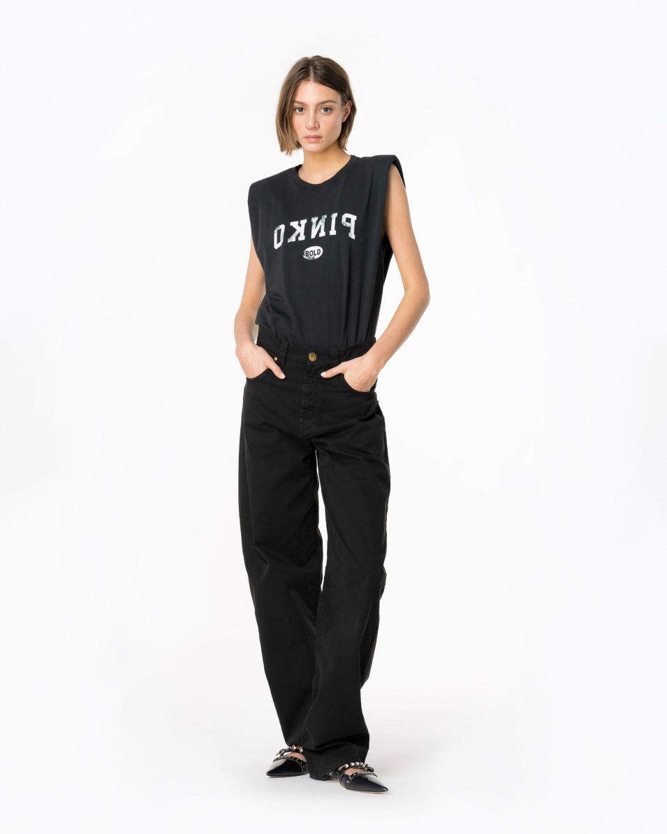 Pinko Ärmelloses Top Mit Logodruck