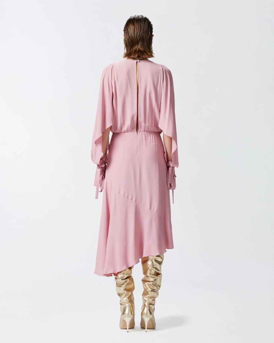 Pinko Asymmetrisches Midikleid Aus Crêpe