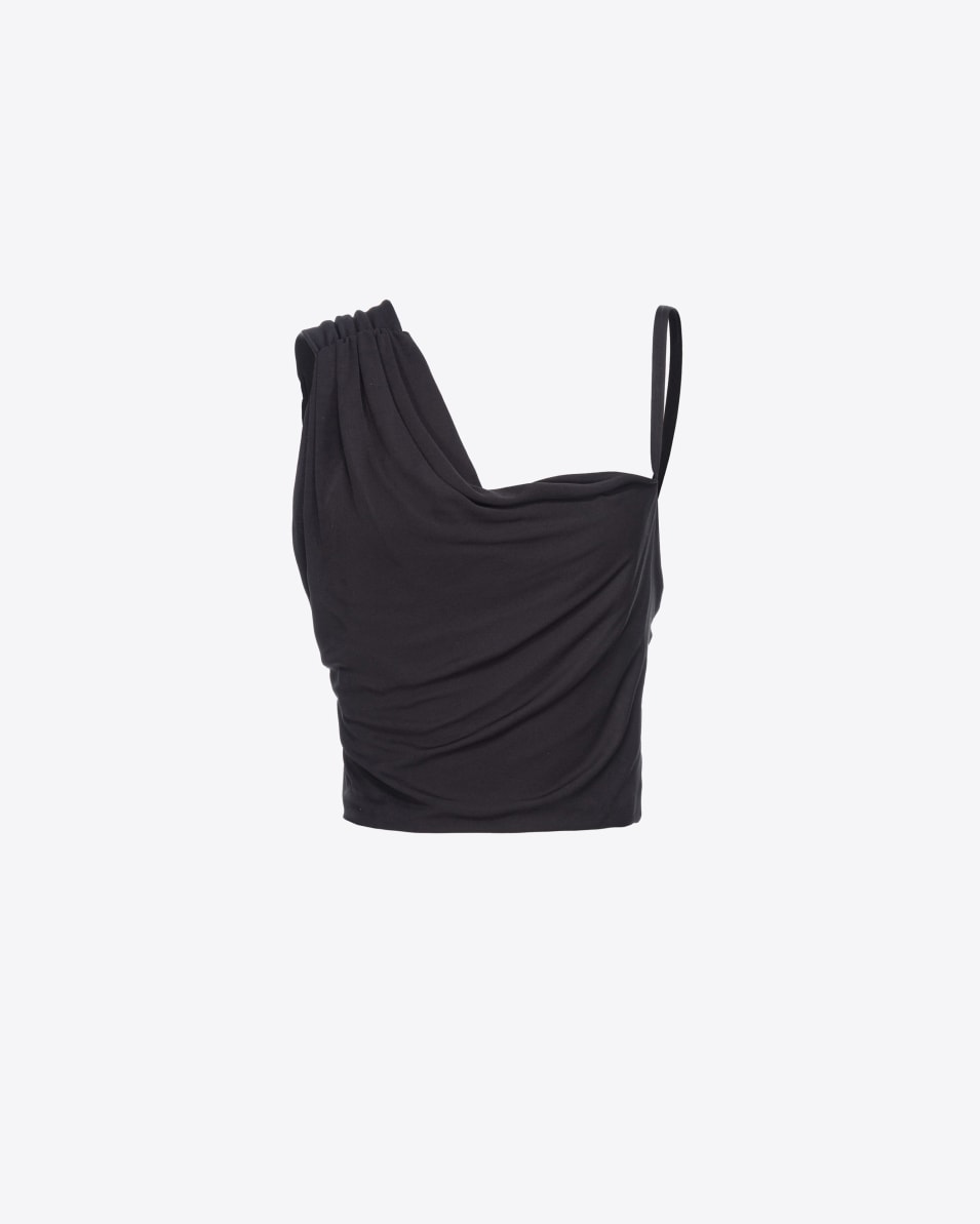 Pinko Asymmetrisches Top aus Interlock-Krepp